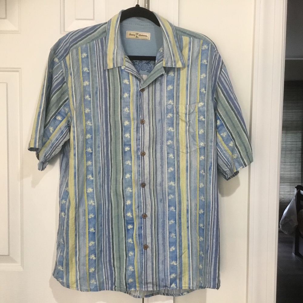 Tommy Bahama Men’s Short Sleeve Button Shirt Large